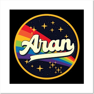 Aran // Rainbow In Space Vintage Style Posters and Art